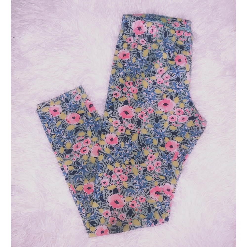 🌟💖Cat & Jack Girls Flower Leggings💖🌟 - Picture 2 of 4